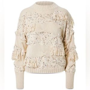 NICHOLAS- Faina Fringe Sweater